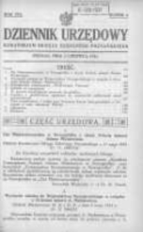 Dziennik Urzędowy Kuratorjum Okręgu Szkolnego Poznańskiego 1931.06.01 R.8 Nr6