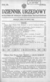 Dziennik Urzędowy Kuratorjum Okręgu Szkolnego Poznańskiego 1931.07.28 R.8 Nr8