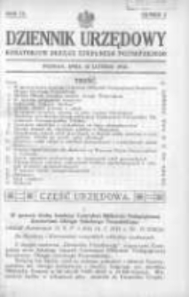 Dziennik Urzędowy Kuratorjum Okręgu Szkolnego Poznańskiego 1932.02.15 R.9 Nr2