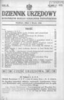 Dziennik Urzędowy Kuratorjum Okręgu Szkolnego Poznańskiego 1932.05.09 R.9 Nr5