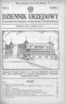 Dziennik Urzędowy Kuratorjum Okręgu Szkolnego Poznańskiego 1933.05.12 R.10 Nr5