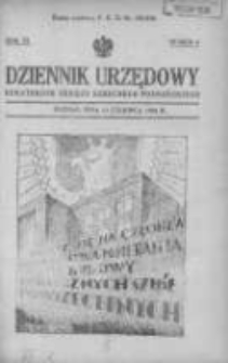 Dziennik Urzędowy Kuratorjum Okręgu Szkolnego Poznańskiego 1934.06.11 R.11 Nr6