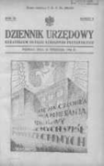 Dziennik Urzędowy Kuratorjum Okręgu Szkolnego Poznańskiego 1934.09.24 R.11 Nr8