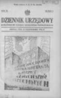 Dziennik Urzędowy Kuratorjum Okręgu Szkolnego Poznańskiego 1934.10.22 R.11 Nr9
