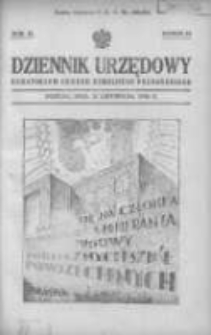 Dziennik Urzędowy Kuratorjum Okręgu Szkolnego Poznańskiego 1934.11.23 R.11 Nr10