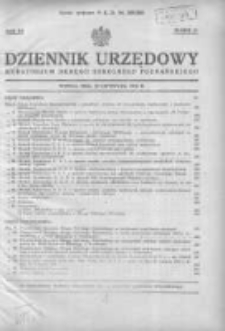 Dziennik Urzędowy Kuratorjum Okręgu Szkolnego Poznańskiego 1935.11.29 R.12 Nr11