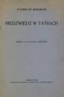 Niedźwiedź w Tatrach