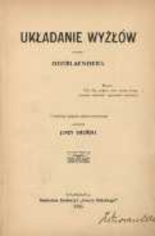 Układanie wyżł&oacute;w