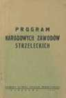 Program Narodowych Zawod&oacute;w Strzeleckich