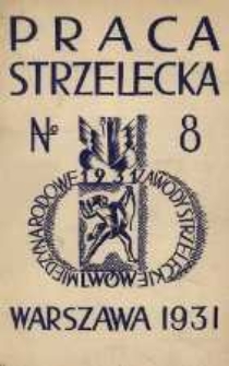 Praca Strzelecka 1931 Nr8