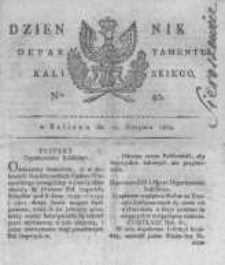 Dziennik Departamentu Kaliskiego. 1809.08.12 nr40