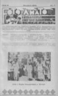Foto-Amator: bezpłatny dodatek miesięczny Drogerzysty 1934 sierpień R.2 Nr7