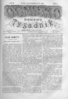 Ognisko Domowe. Tygodnik. 1874.12.11 T.1 nr11