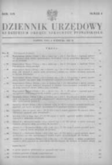 Dziennik Urzędowy Kuratorium Okręgu Szkolnego Poznańskiego 1947.09.01 R.19 Nr4