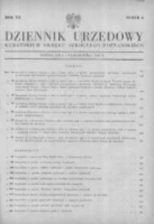 Dziennik Urzędowy Kuratorium Okręgu Szkolnego Poznańskiego 1948.10.01 R.20 Nr6