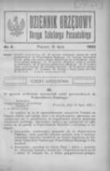 Dziennik Urzędowy Okręgu Szkolnego Poznańskiego 1922.07.15 Nr6