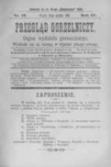 Przegląd Gorzelniczy. Organ Wydziału Gorzelniczego. 1898 R.4 nr12