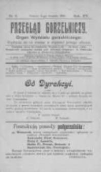 Przegląd Gorzelniczy. Organ Wydziału Gorzelniczego. 1909 R.15 nr8