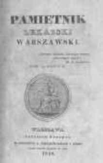 Pamiętnik Lekarski Warszawski. T.1 poszyt 4