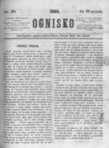 Ognisko. 1860.09.15 R.1 nr38