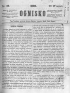 Ognisko. 1860.09.29 R.1 nr40