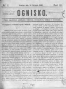 Ognisko. 1862.01.18 R.3 nr3