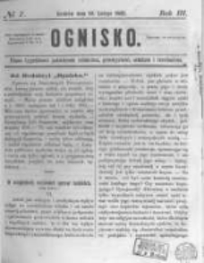 Ognisko. 1862.02.16 R.3 nr7