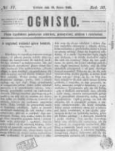 Ognisko. 1862.03.16 R.2 nr11