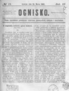 Ognisko. 1862.03.23 R.3 nr12