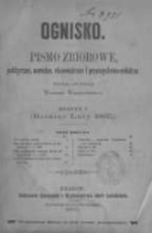 Ognisko. 1865 zeszyt 1
