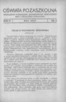 Oświata Pozaszkolna: miesięcznik poświęcony zagadnieniom praktycznym pracy społeczno-oświatowej 1937 maj R.4 Nr5