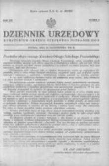 Dziennik Urzędowy Kuratorjum Okręgu Szkolnego Poznańskiego 1936.10.28 R.13 Nr9