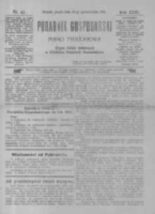 Poradnik Gospodarski. Pismo Tygodniowe. 1915.10.22 R.26 nr43