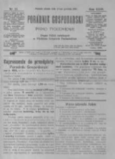 Poradnik Gospodarski. Pismo Tygodniowe. 1915.12.17 R.26 nr51