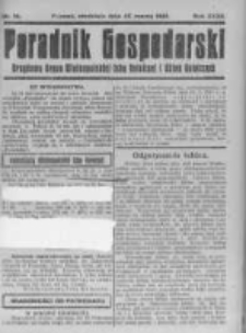 Poradnik Gospodarski. Pismo Tygodniowe. 1921.03.20 R.32 nr12