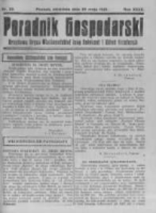 Poradnik Gospodarski. Pismo Tygodniowe. 1921.05.29 R.32 nr22