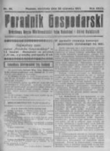 Poradnik Gospodarski. Pismo Tygodniowe. 1921.06.26 R.32 nr26