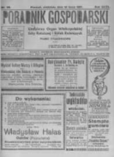 Poradnik Gospodarski. Pismo Tygodniowe. 1921.07.10 R.32 nr28
