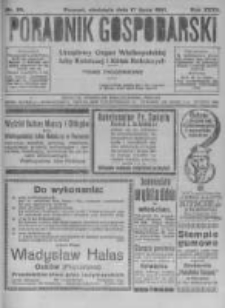 Poradnik Gospodarski. Pismo Tygodniowe. 1921.07.17 R.32 nr29