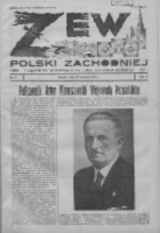 Zew Polski Zachodniej: tygodnik poświęcony idei kombatanckiej 1935.01.20 R.2 Nr3