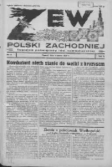 Zew Polski Zachodniej: tygodnik poświęcony idei kombatanckiej 1935.03.03 R.2 Nr9