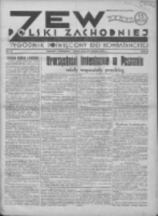 Zew Polski Zachodniej: tygodnik poświęcony idei kombatanckiej 1935.03.24 R.2 Nr12