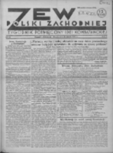Zew Polski Zachodniej: tygodnik poświęcony idei kombatanckiej 1935.03.31 R.2 Nr13