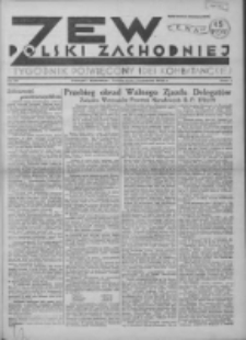Zew Polski Zachodniej: tygodnik poświęcony idei kombatanckiej 1935.04.07 R.2 Nr14