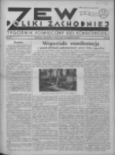 Zew Polski Zachodniej: tygodnik poświęcony idei kombatanckiej 1935.04.21 R.2 Nr16