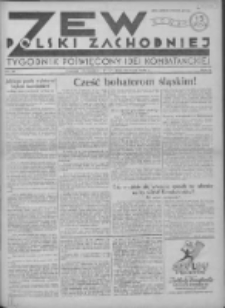Zew Polski Zachodniej: tygodnik poświęcony idei kombatanckiej 1935.05.12 R.2 Nr19