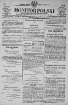 Monitor Polski. Dziennik Urzędowy Rzeczypospolitej Polskiej. 1923.01.04 R.6 nr3