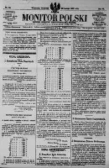 Monitor Polski. Dziennik Urzędowy Rzeczypospolitej Polskiej. 1923.02.22 R.6 nr43