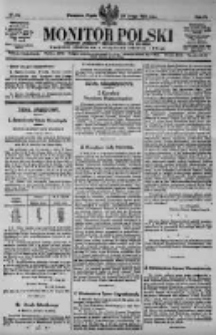 Monitor Polski. Dziennik Urzędowy Rzeczypospolitej Polskiej. 1923.02.23 R.6 nr44