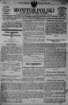 Monitor Polski. Dziennik Urzędowy Rzeczypospolitej Polskiej. 1923.04.23 R.6 nr92